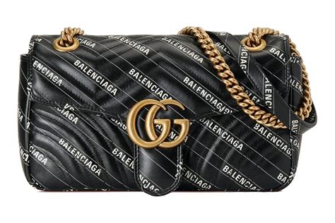 Gucci Balenciaga hacker bag